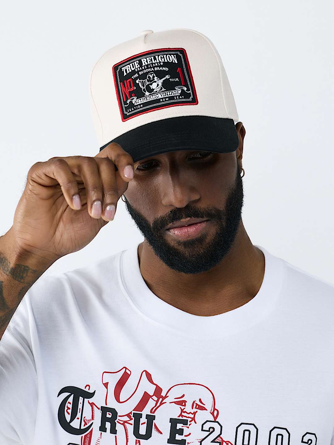 CONTRAST PATCH BASEBALL HAT, image 1