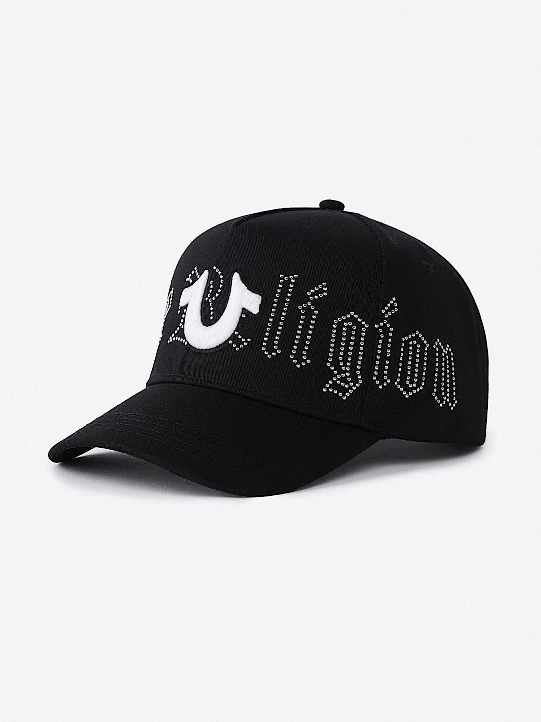 HORSESHOE LOGO RHINESTUDS BASEBALL HAT