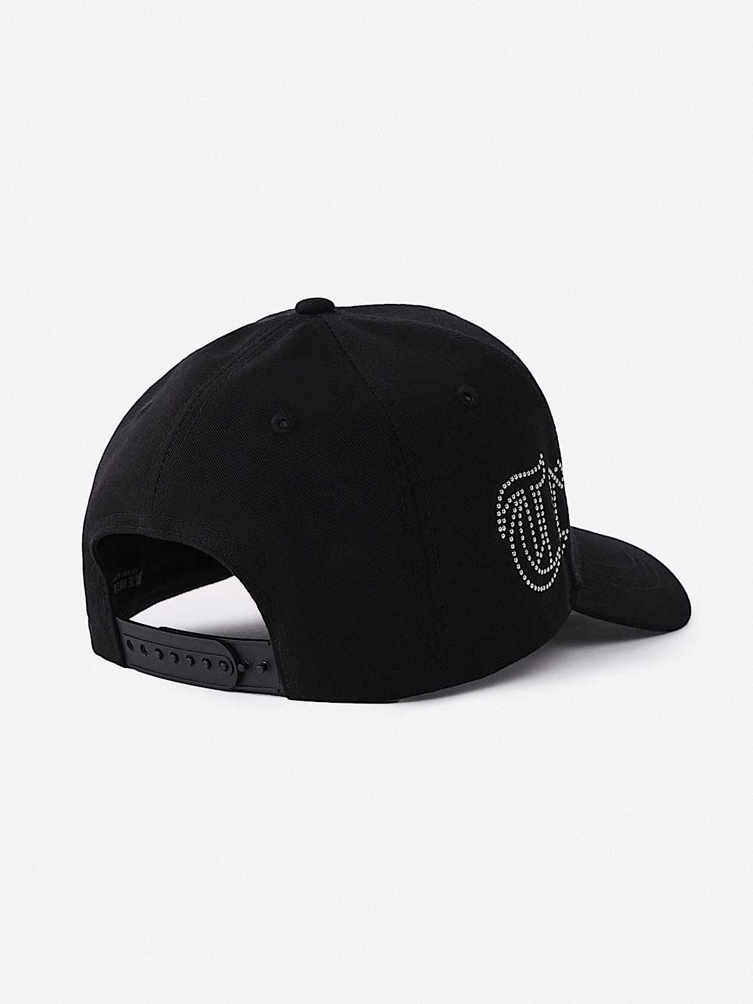 HORSESHOE LOGO RHINESTUDS BASEBALL HAT