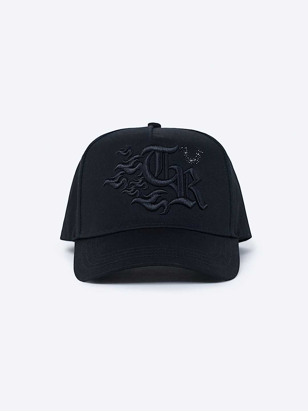 FLAME HORSESHOE CRYSTAL HAT