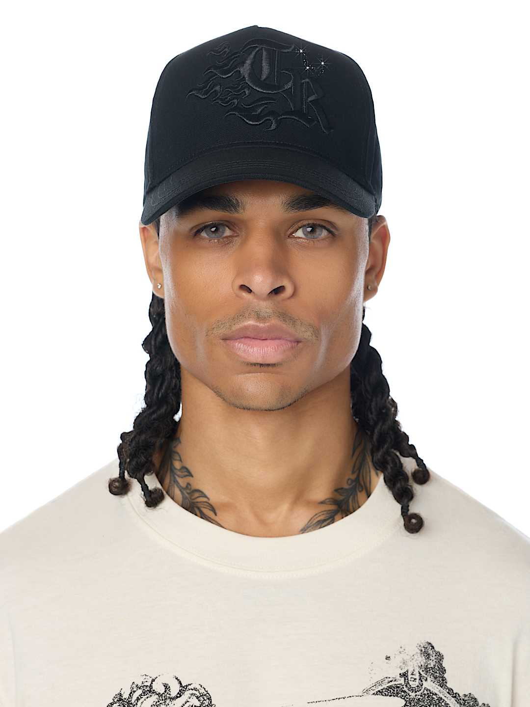 FLAME HORSESHOE CRYSTAL HAT