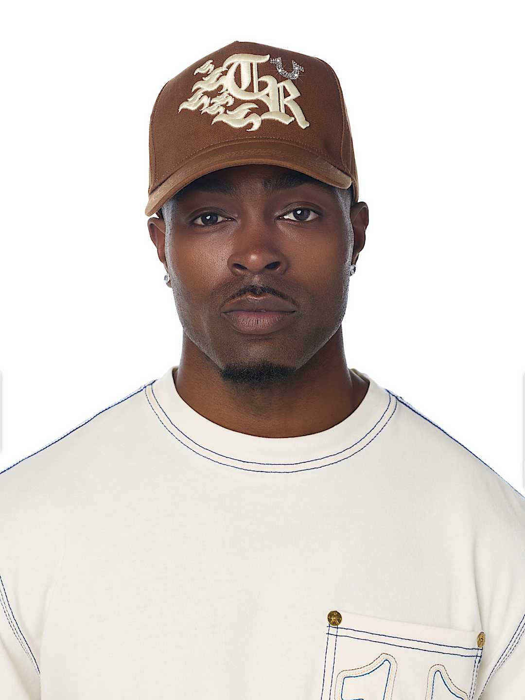 FLAME HORSESHOE CRYSTAL HAT