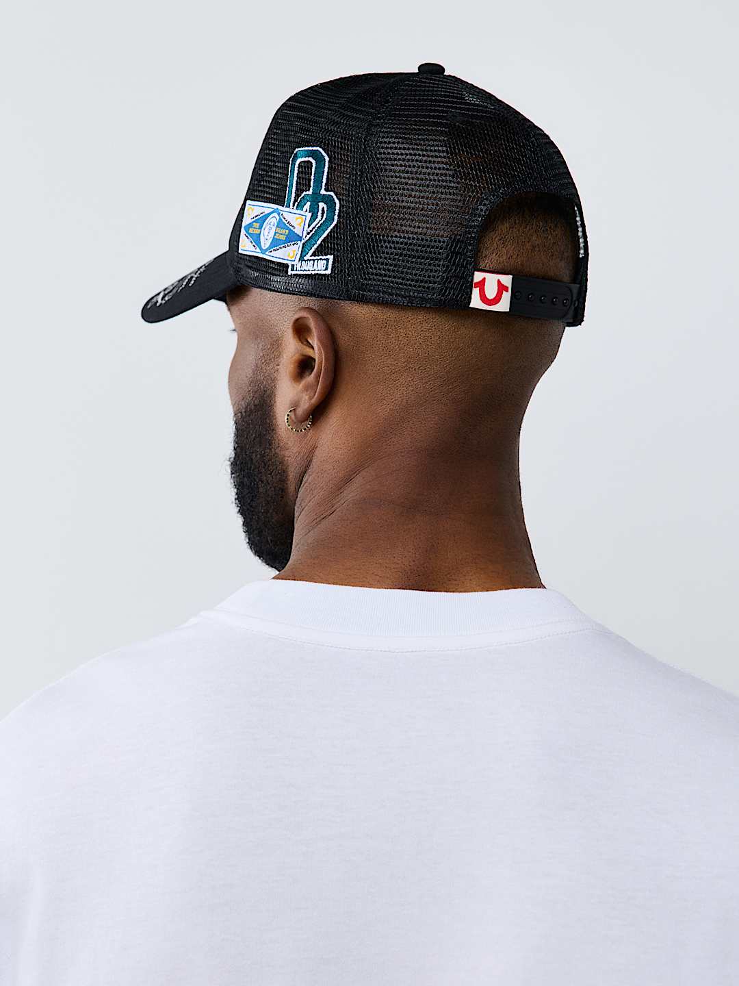 MULTI-LOGO TRUCKER HAT