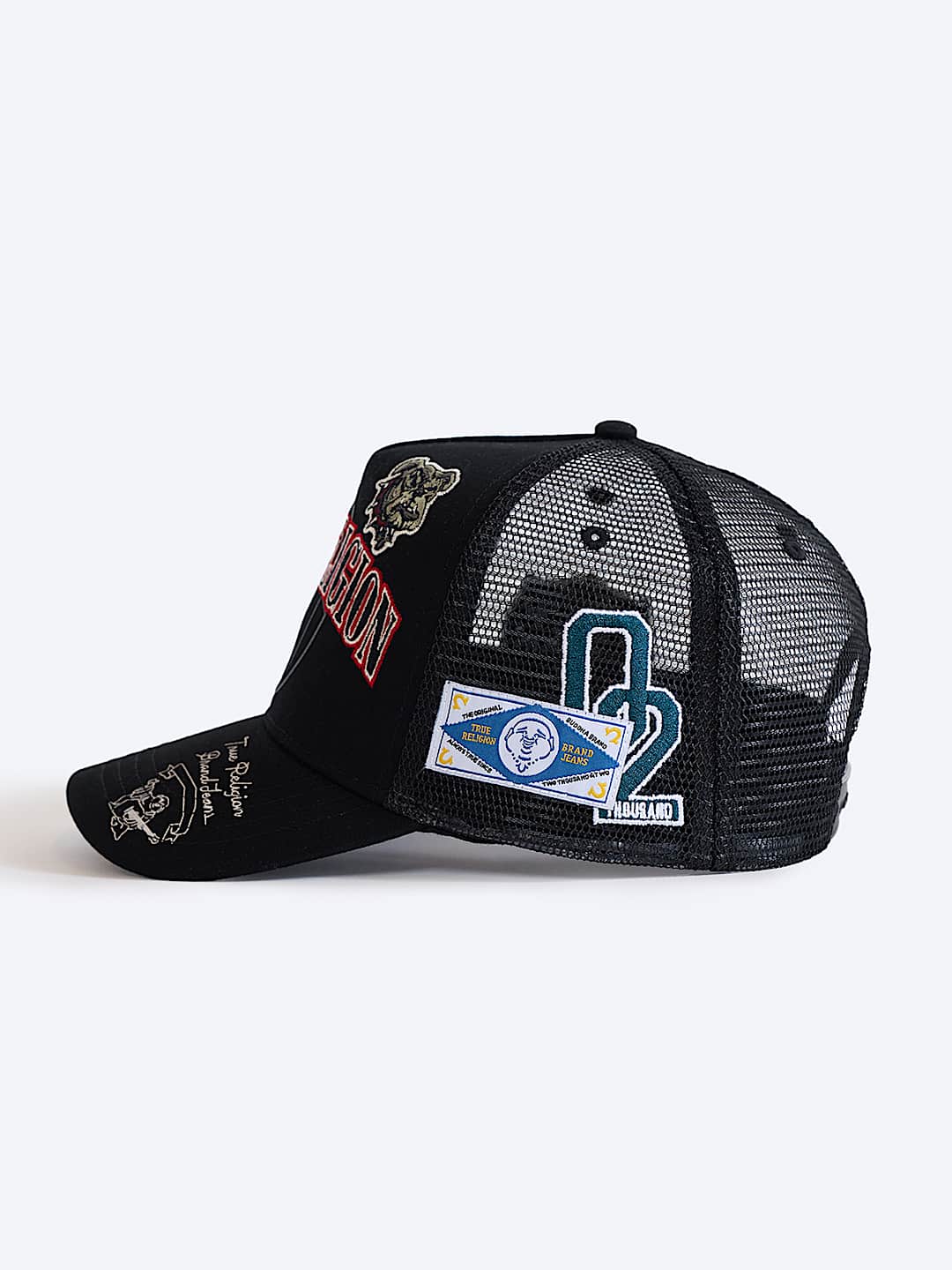 CASQUETTE DE CAMIONNEUR LOGOS MULTIPLES