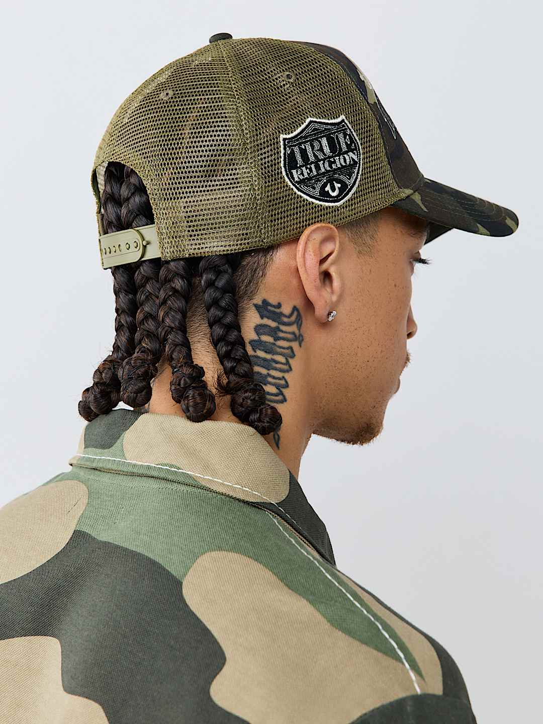 MULTI-LOGO TRUCKER HAT
