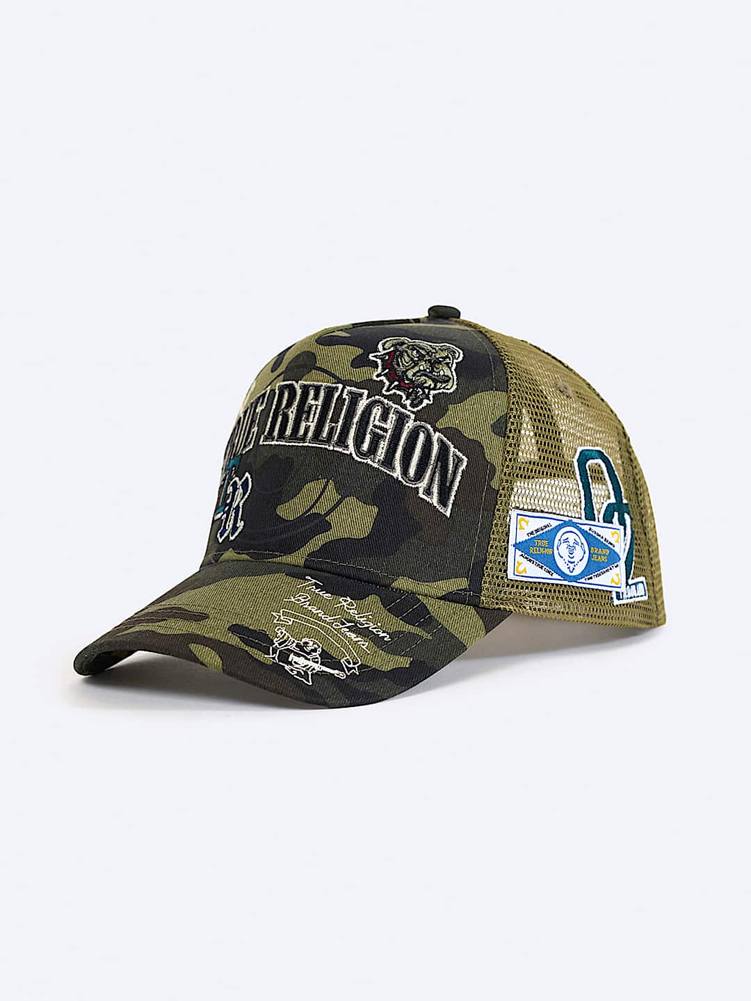 MULTI-LOGO TRUCKER HAT