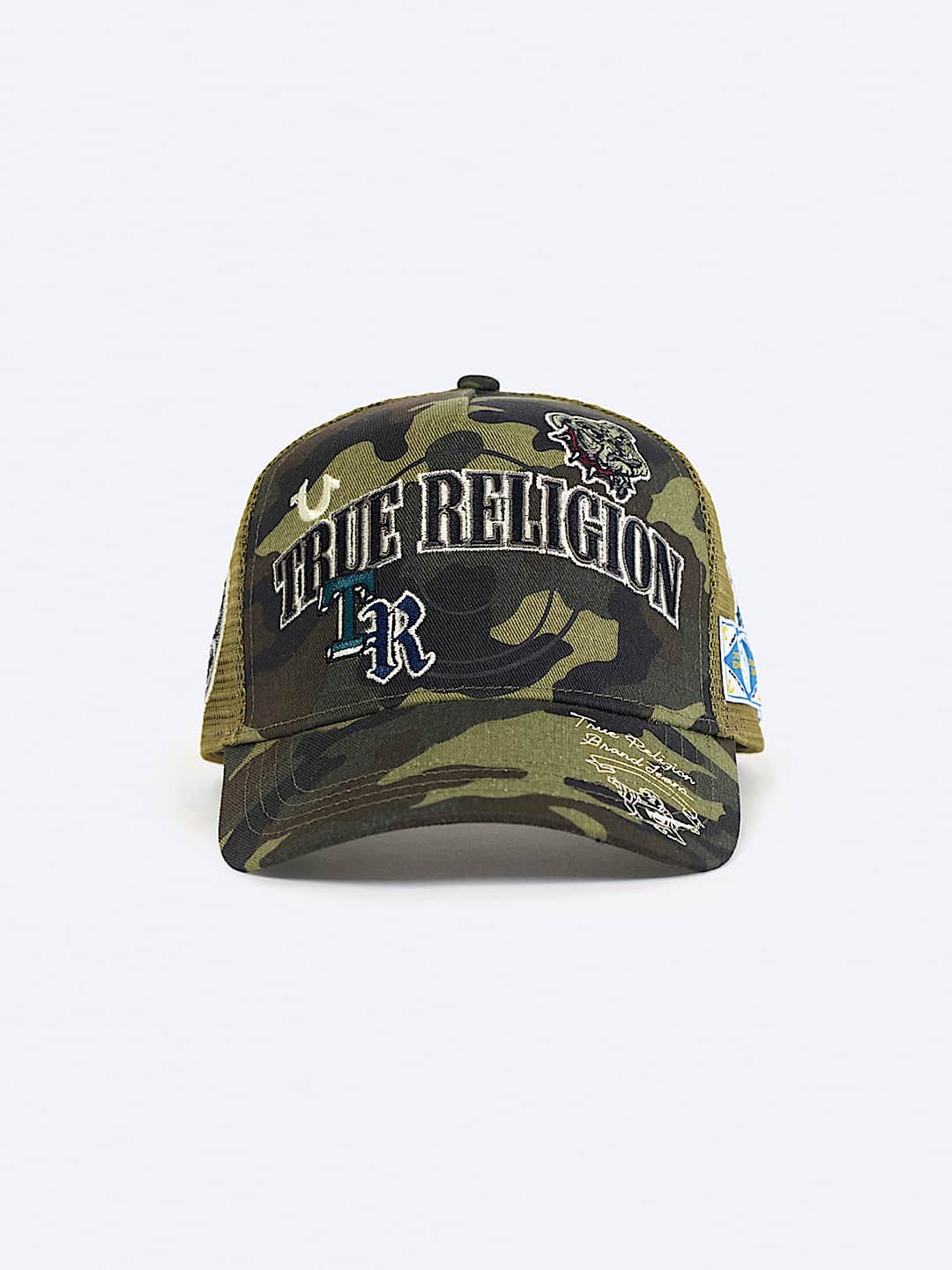 MULTI-LOGO TRUCKER HAT