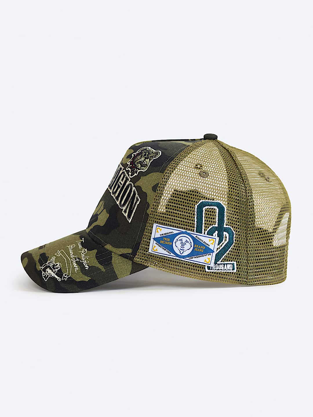 MULTI-LOGO TRUCKER HAT