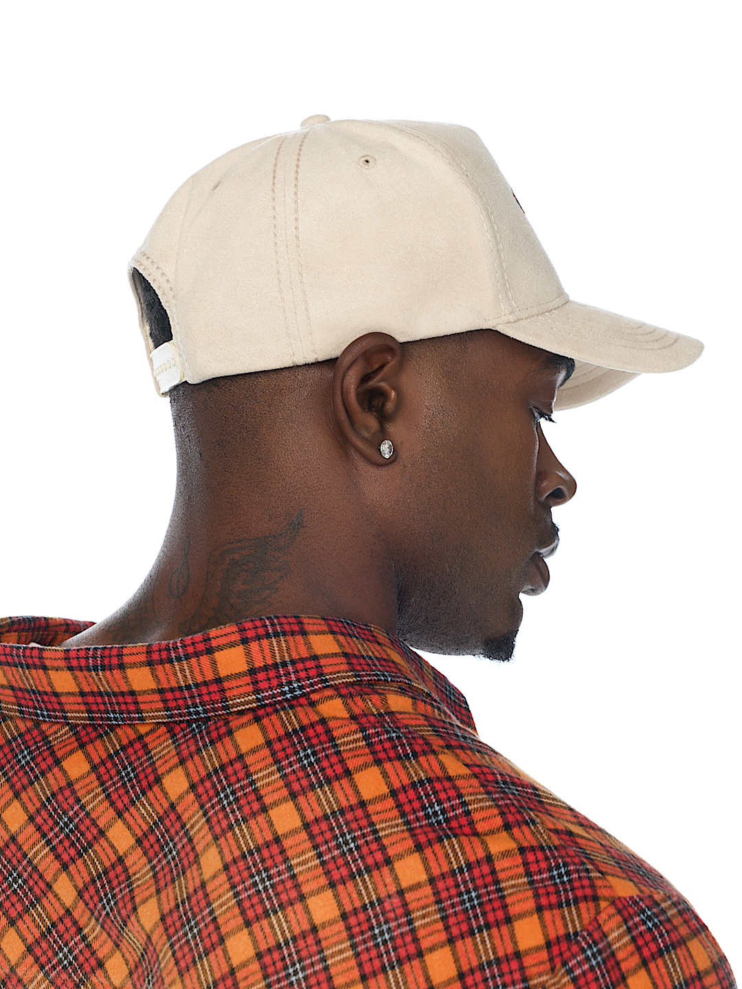 CONTRAST HORSESHOE SUEDE HAT