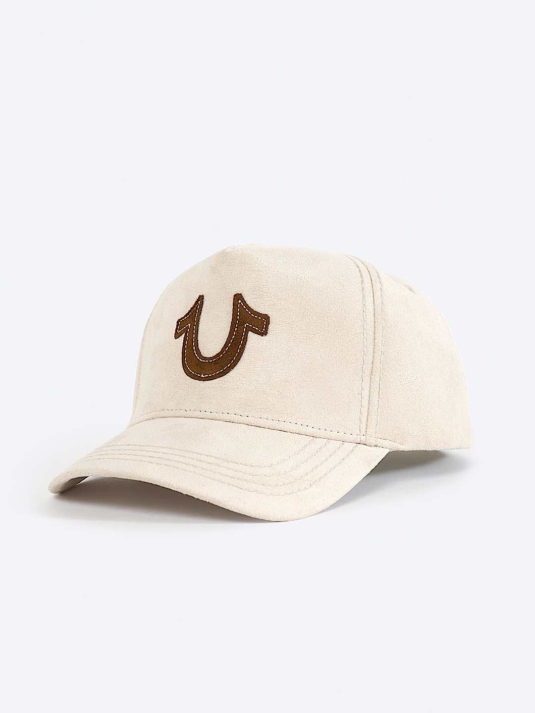 CONTRAST HORSESHOE SUEDE HAT