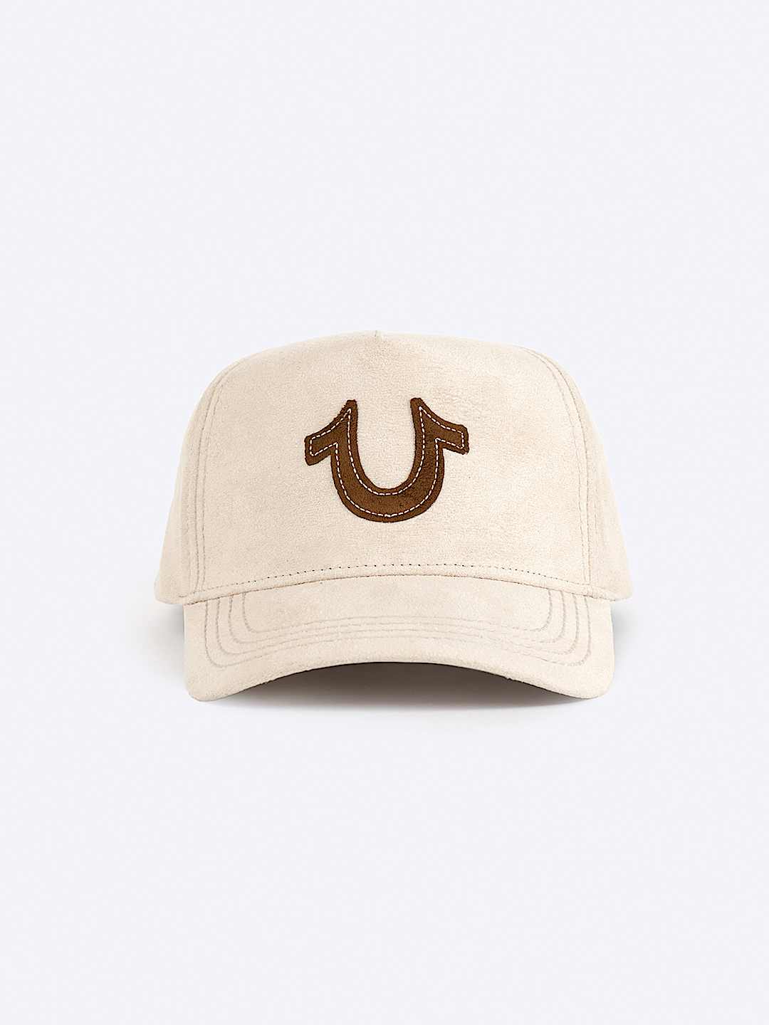 CONTRAST HORSESHOE SUEDE HAT
