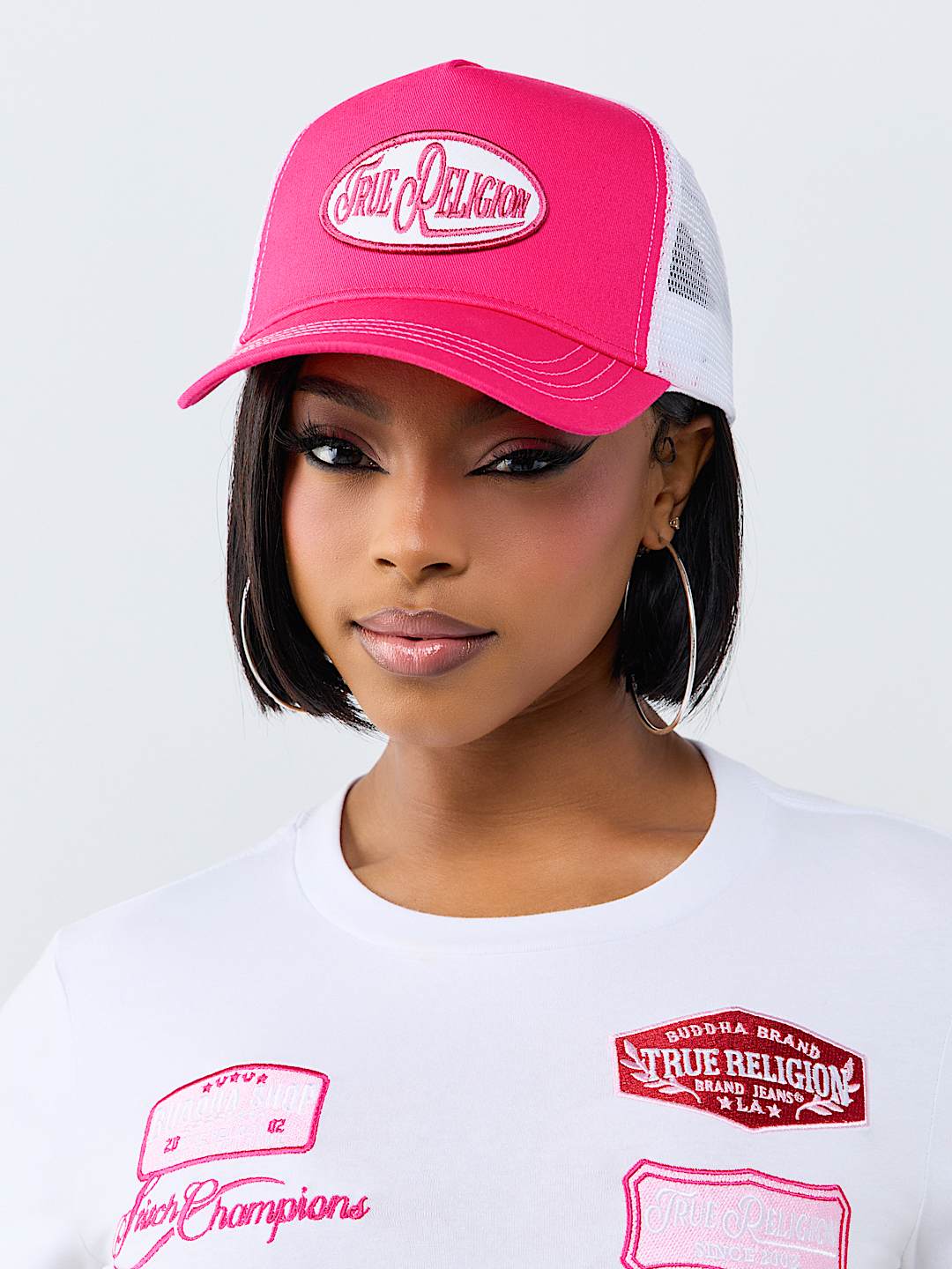 LOGO PATCH TRUCKER HAT