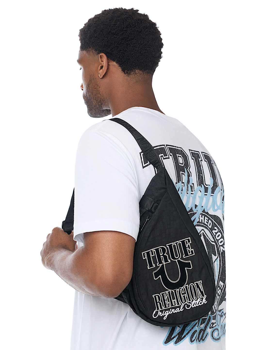 HORSESHOE SCRIPT SLING BAG