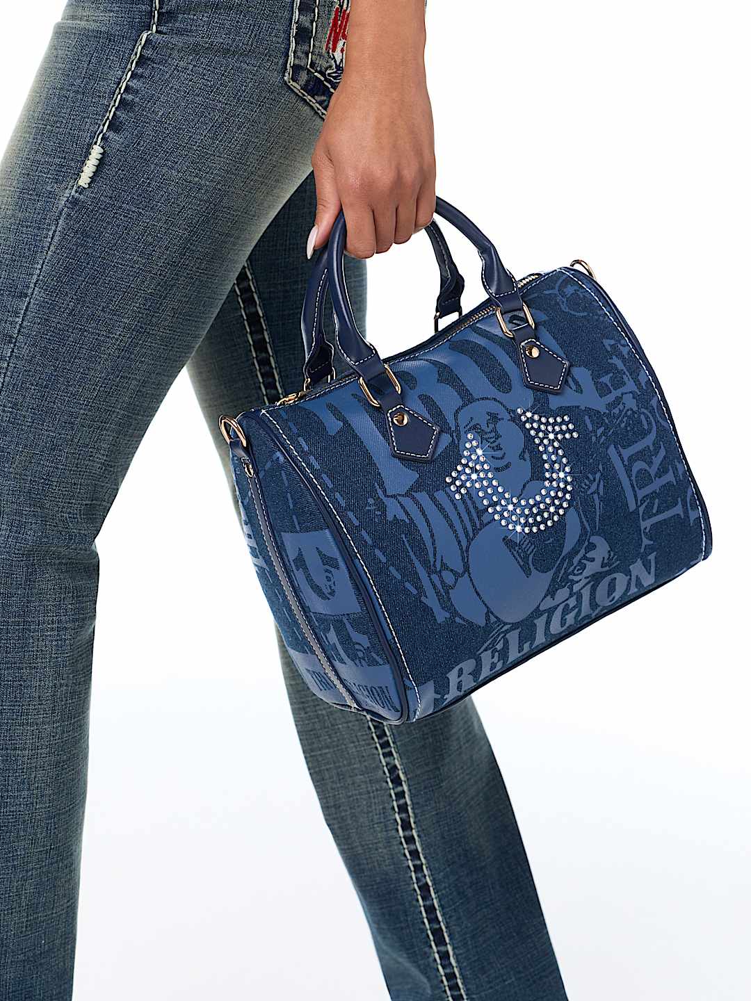 BUDDHA DENIM HANDBAG
