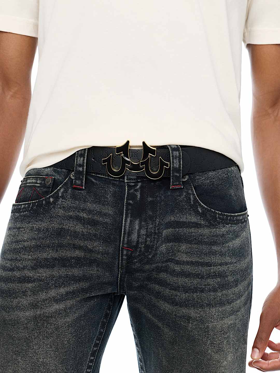 MULTI-HORSESHOE BUCKLE BELT
