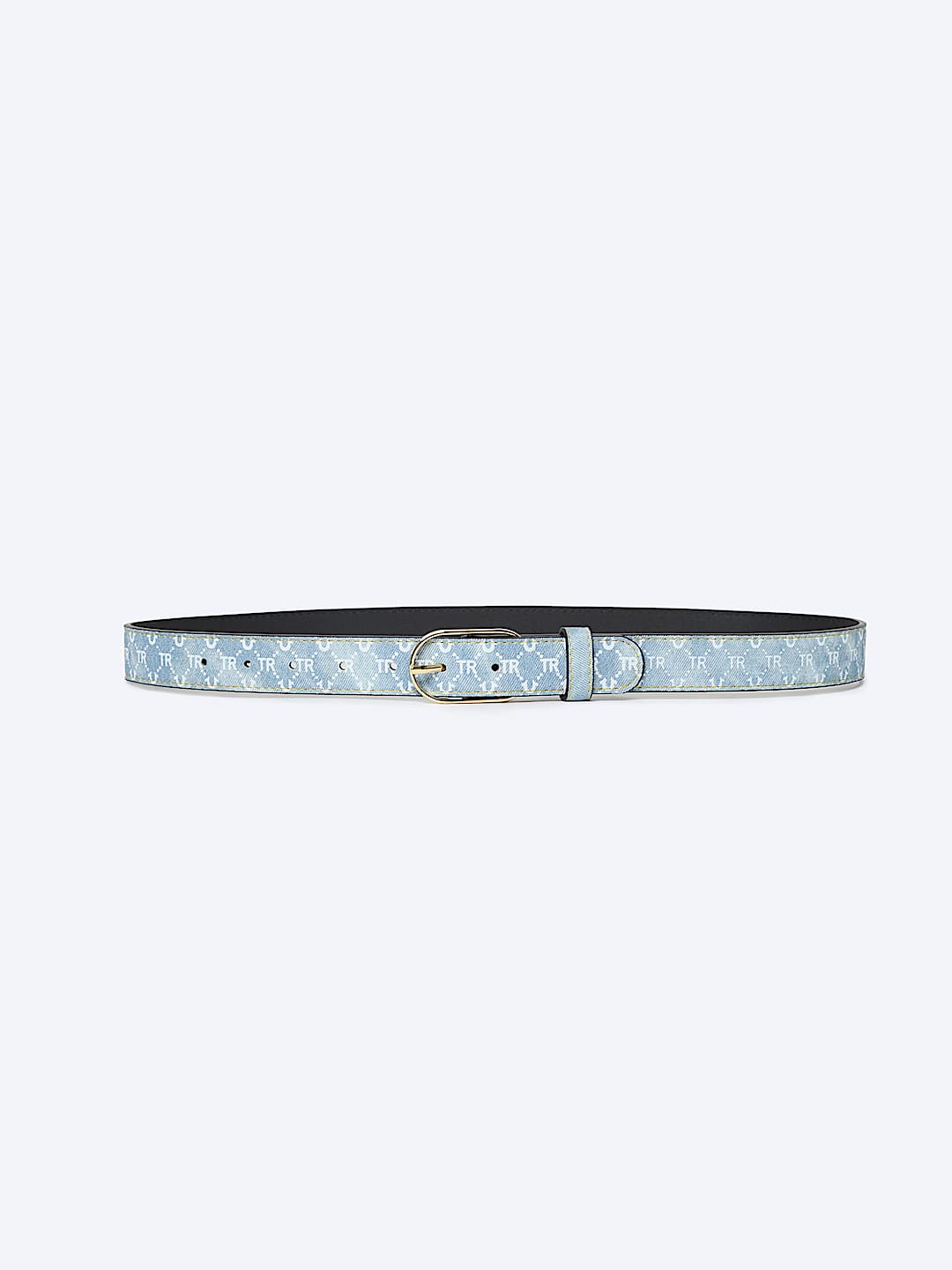 ALLOVER PRINT HORSESHOE BELT