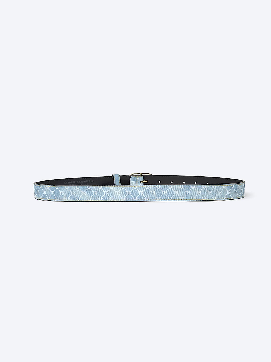 ALLOVER PRINT HORSESHOE BELT