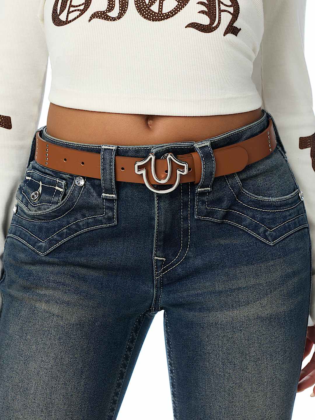 HORSESHOE STUD BELT