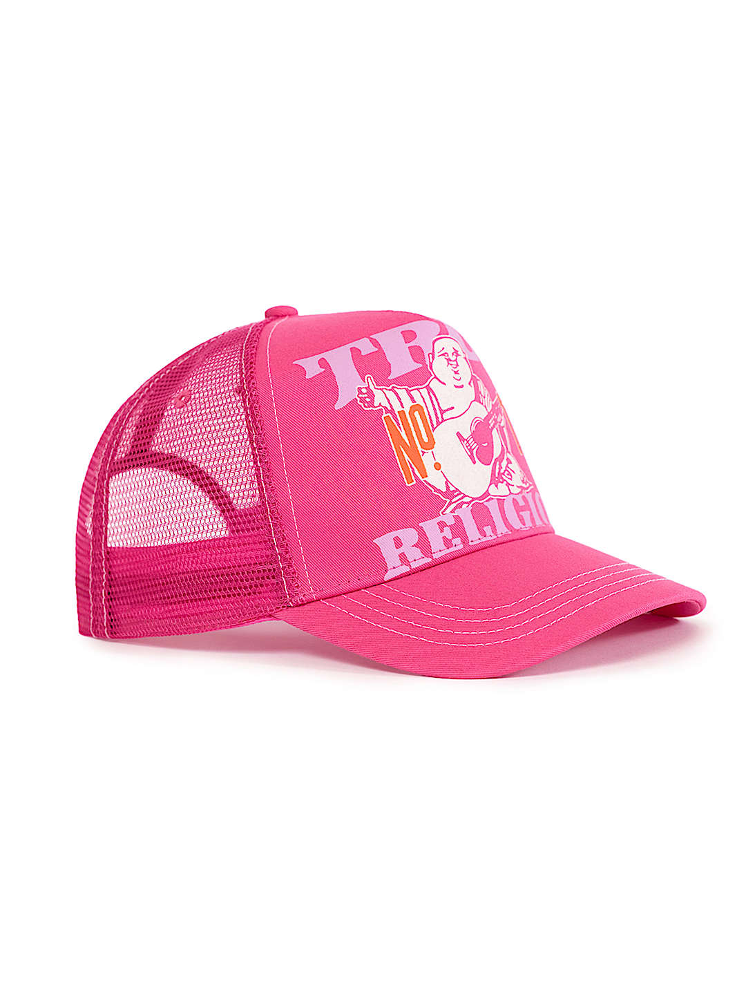 NO. 1 BUDDHA LOGO TRUCKER HAT
