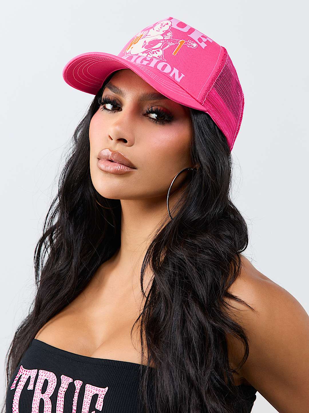 NO. 1 BUDDHA LOGO TRUCKER HAT