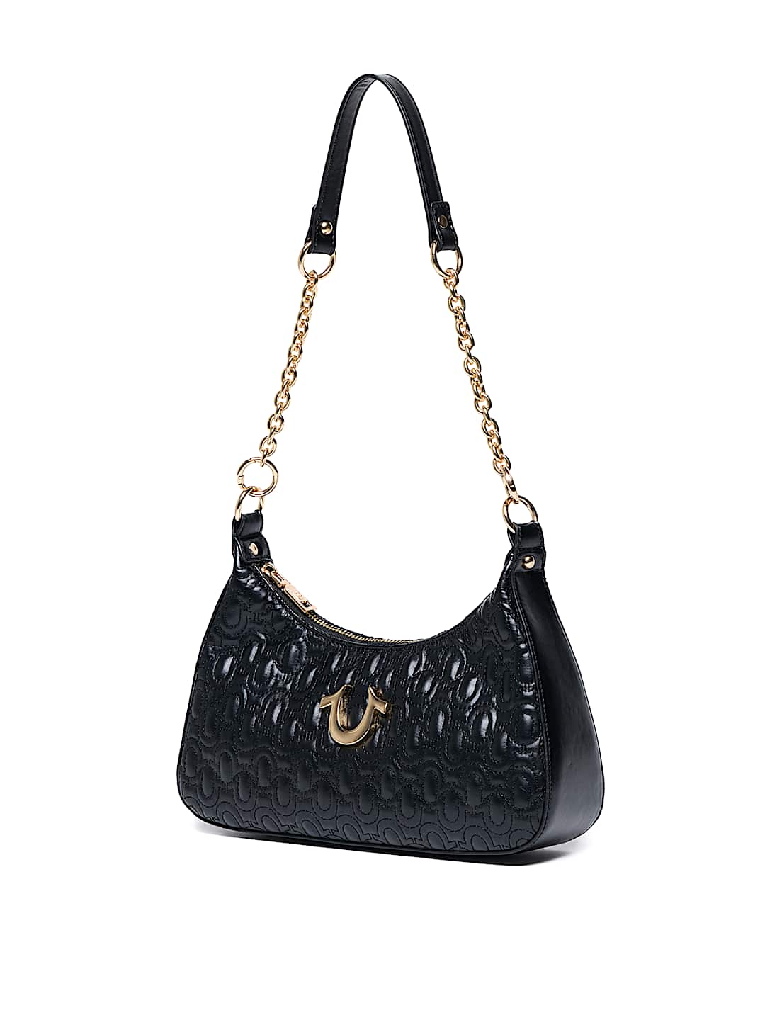 ALLOVER HORSESHOE SHOULDER BAG