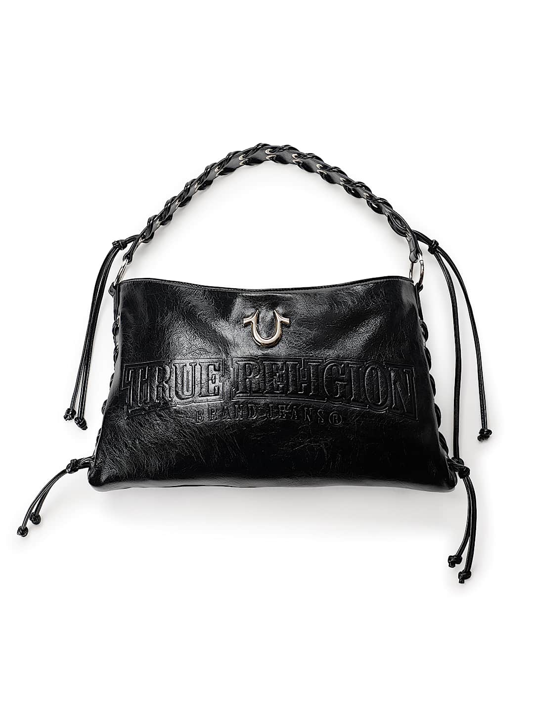 EMBOSSED LOGO HANDBAG