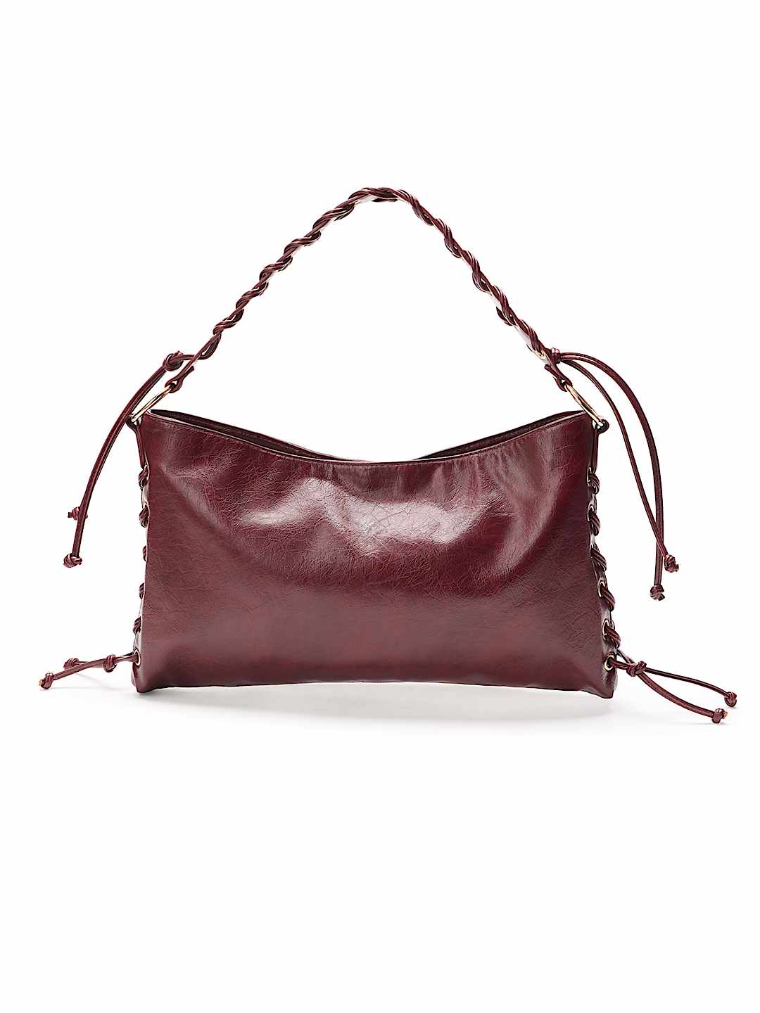 EMBOSSED LOGO HANDBAG