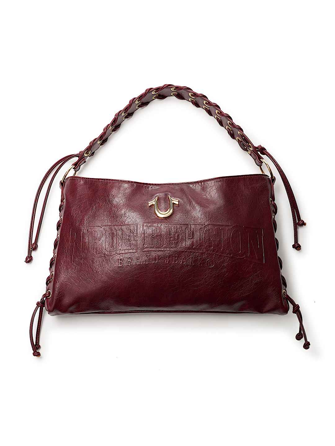 EMBOSSED LOGO HANDBAG