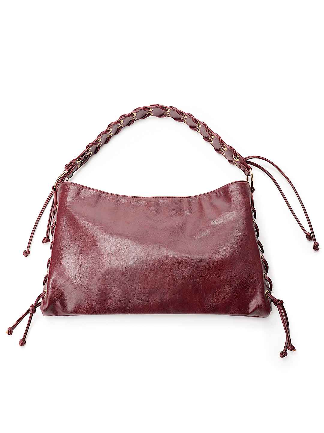 EMBOSSED LOGO HANDBAG