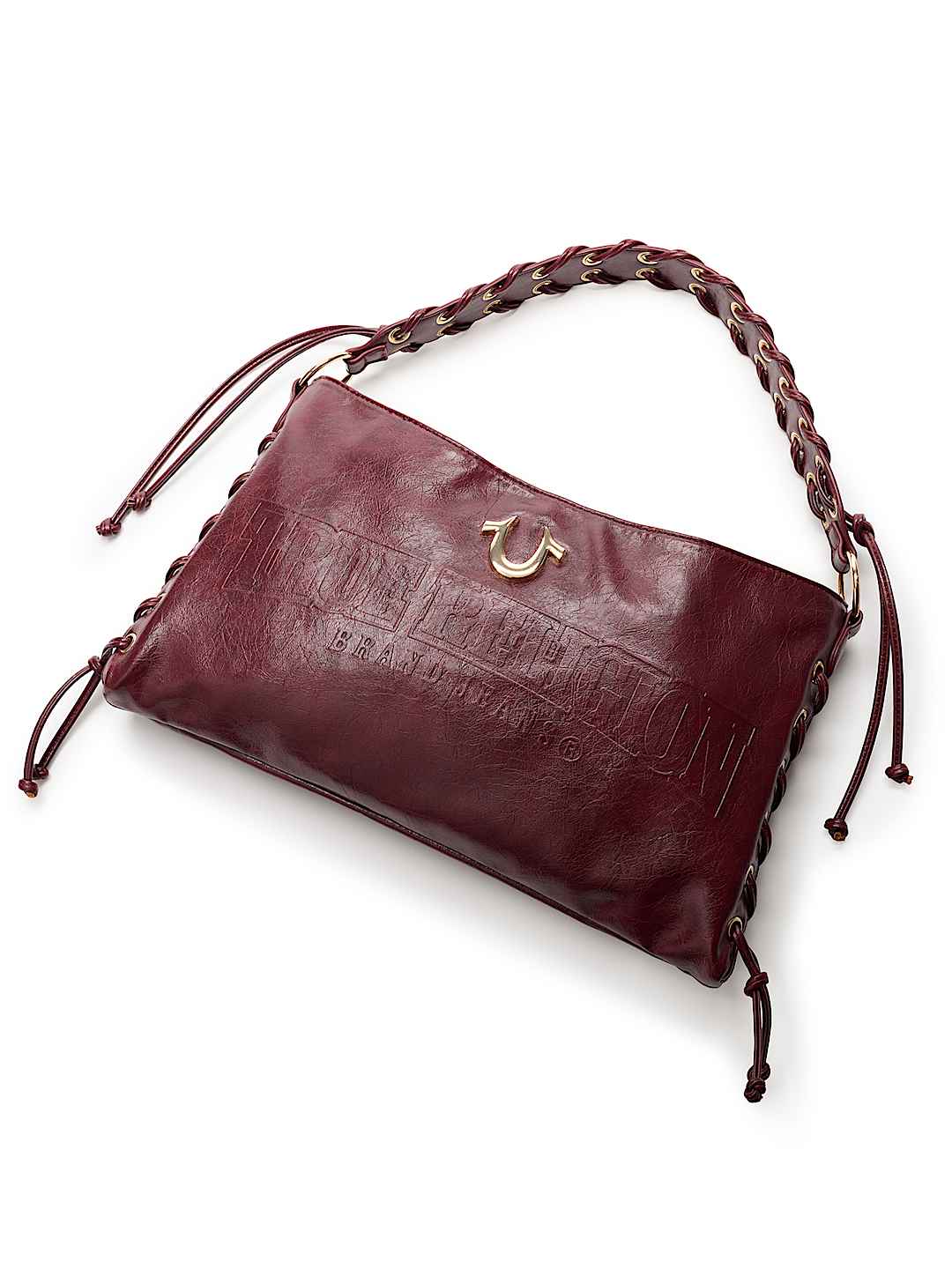 EMBOSSED LOGO HANDBAG
