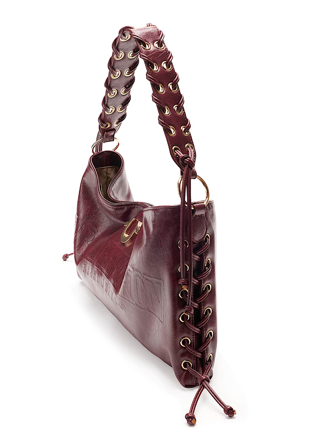 EMBOSSED LOGO HANDBAG