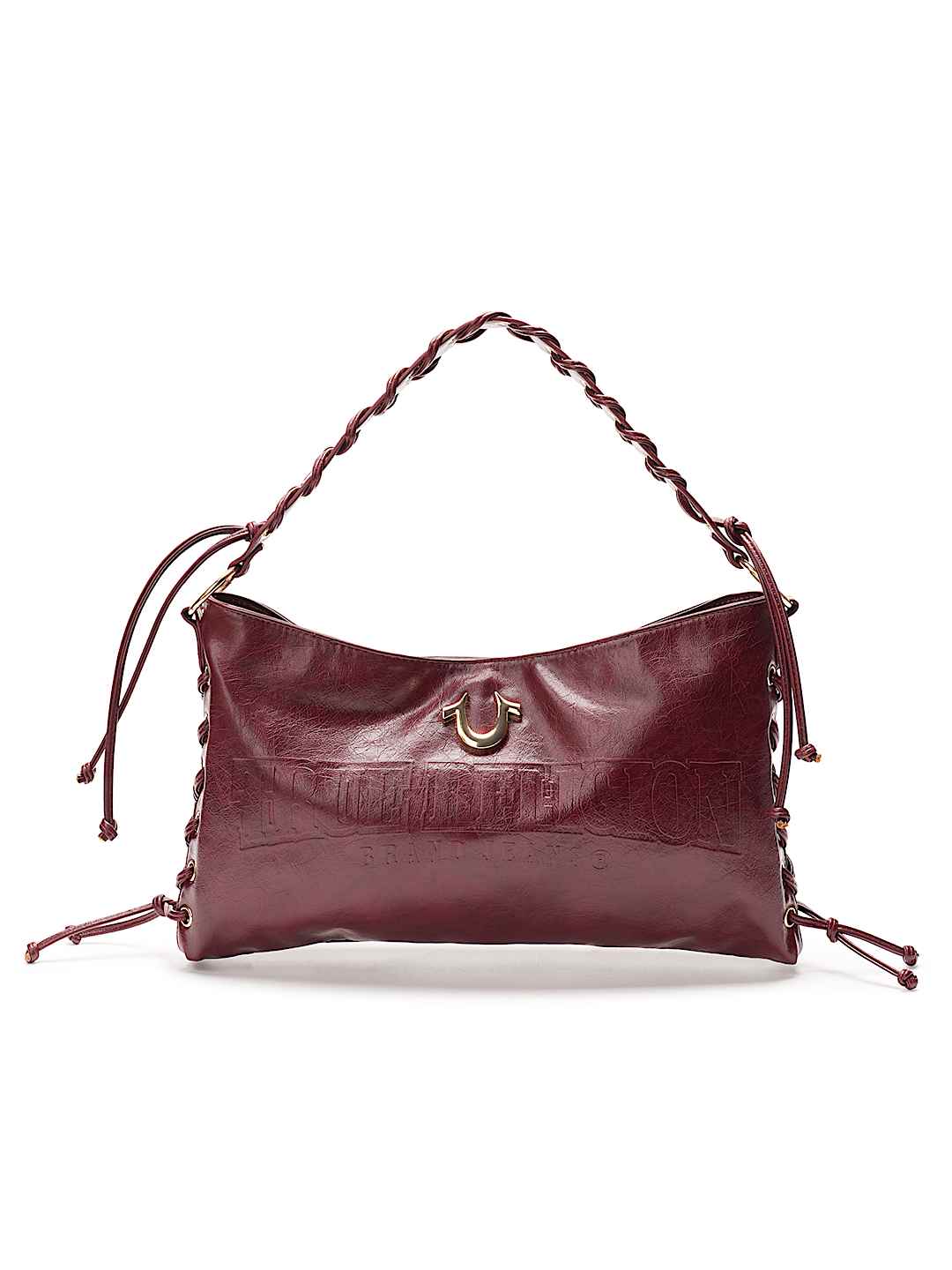 EMBOSSED LOGO HANDBAG