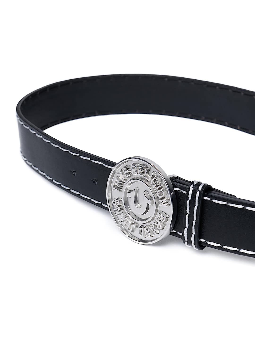 TRUE DENIM BUTTON BELT