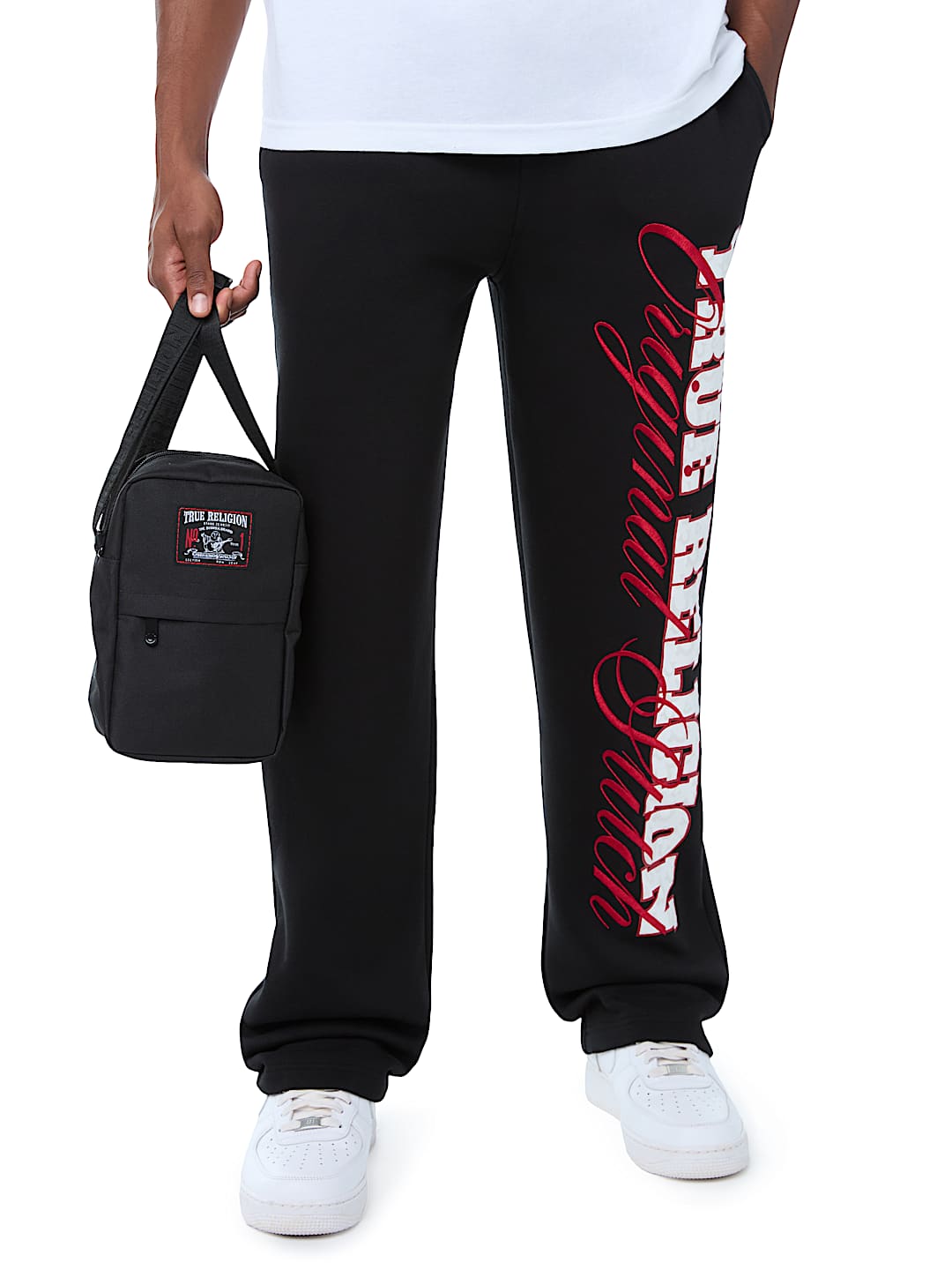 CLASSIC LOGO PATCH SLING BAG