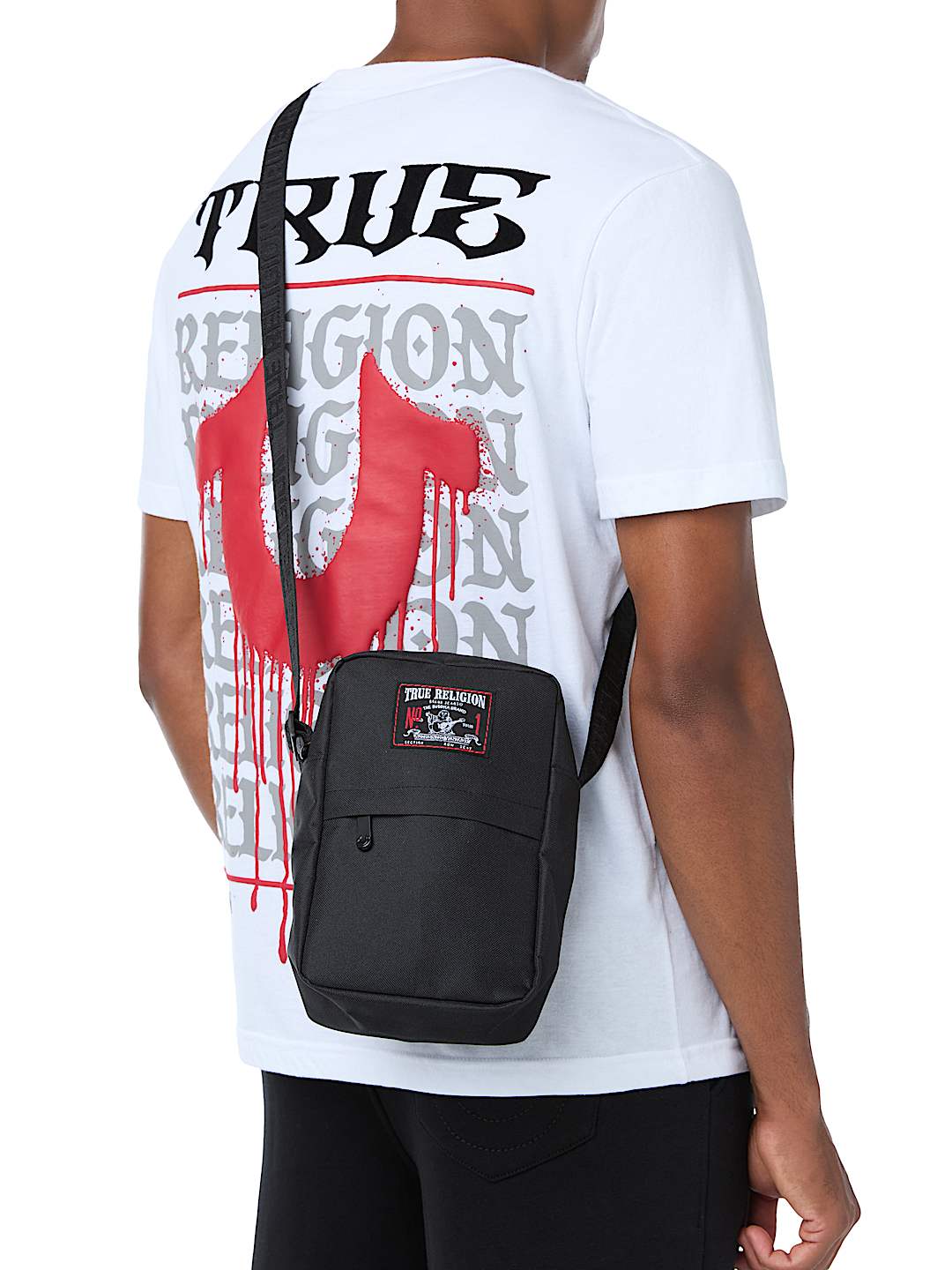 CLASSIC LOGO PATCH SLING BAG