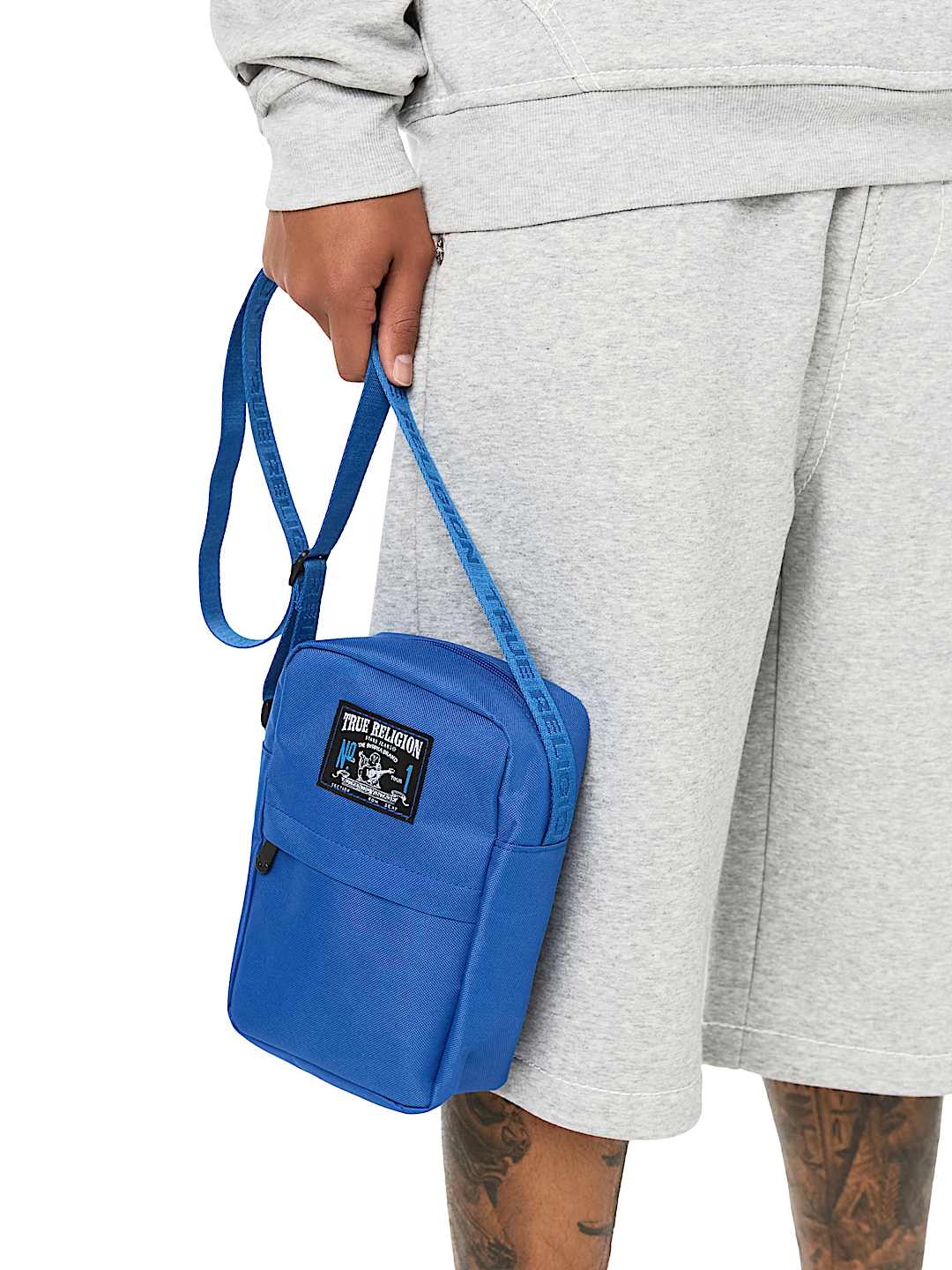 CLASSIC LOGO PATCH SLING BAG