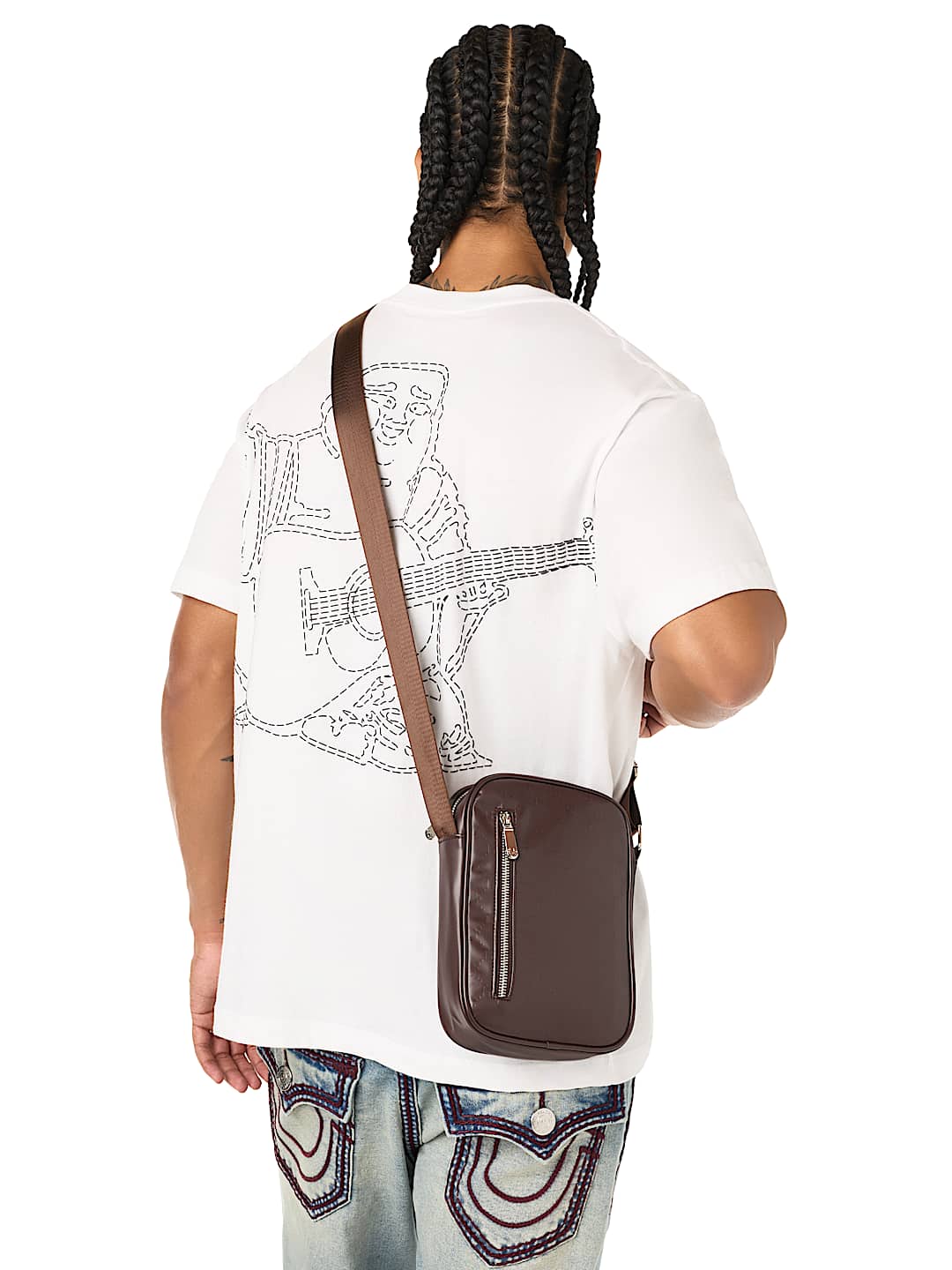 CLASSIC EMBOSSED LOGO SLING BAG