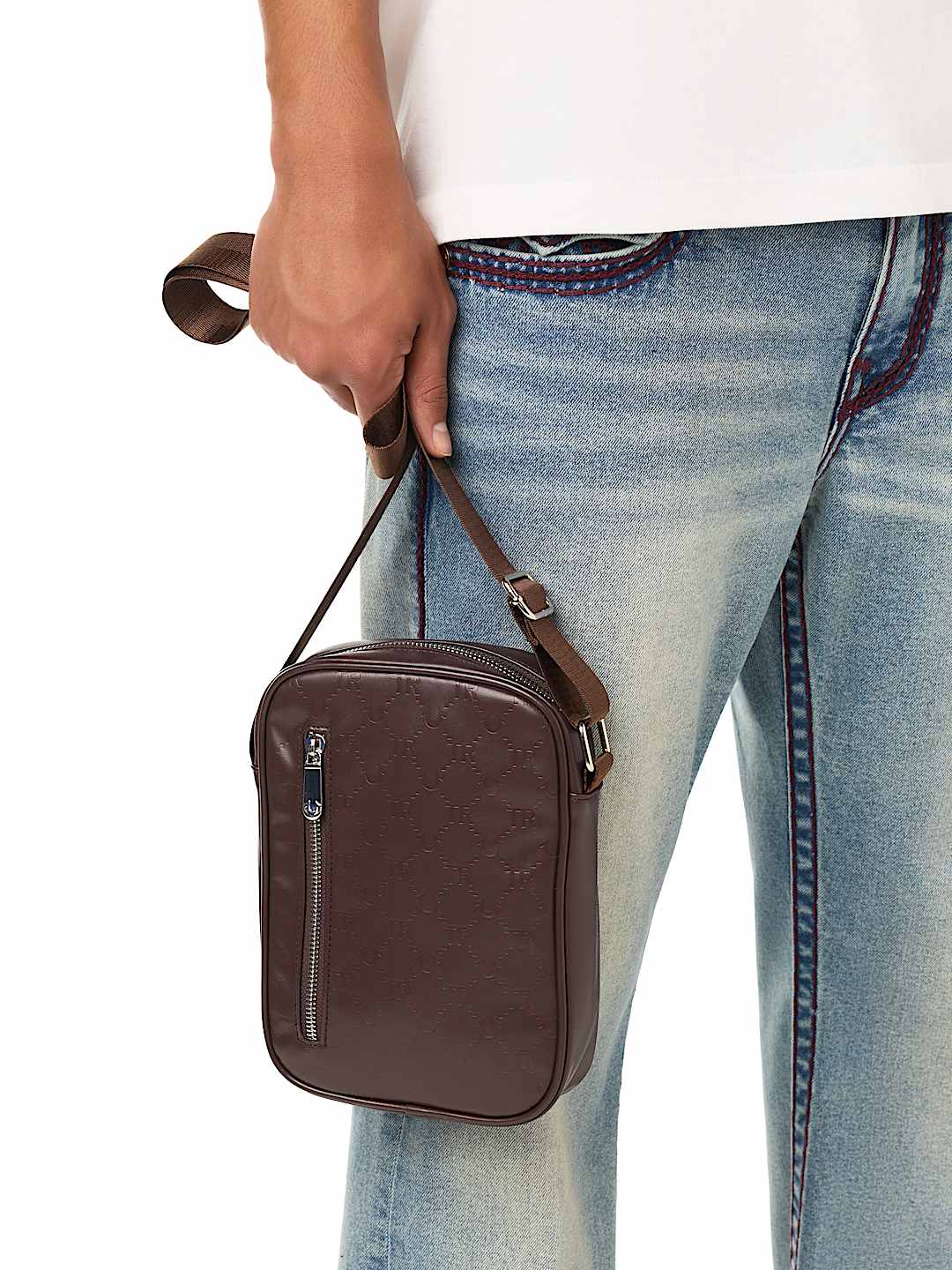 CLASSIC EMBOSSED LOGO SLING BAG