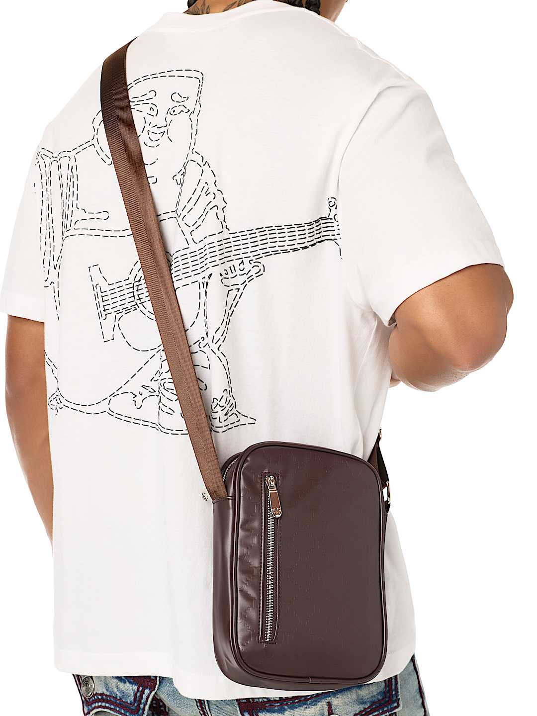 CLASSIC EMBOSSED LOGO SLING BAG