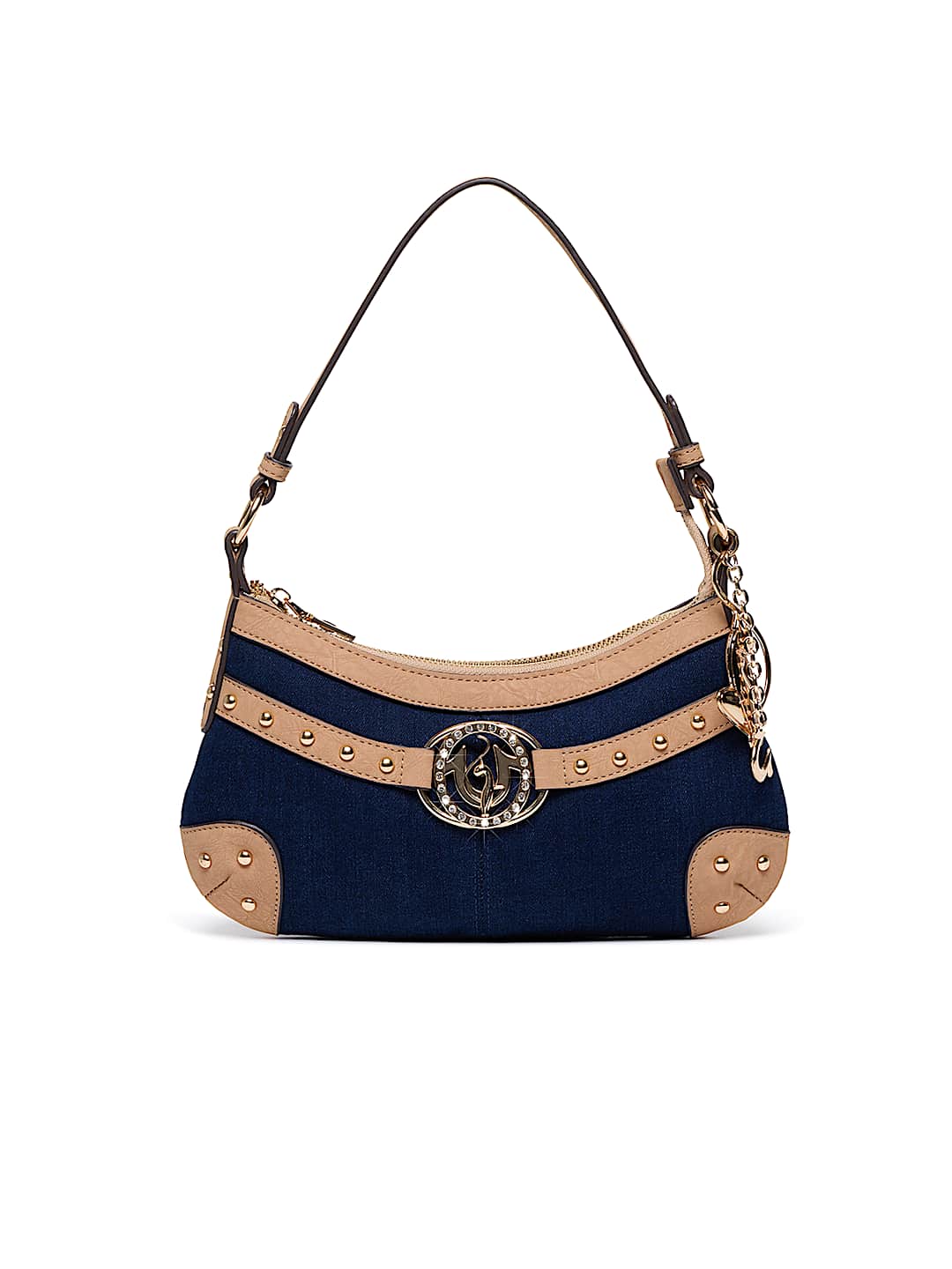 TRUE RELIGION X BABY PHAT DENIM CHARM BAG