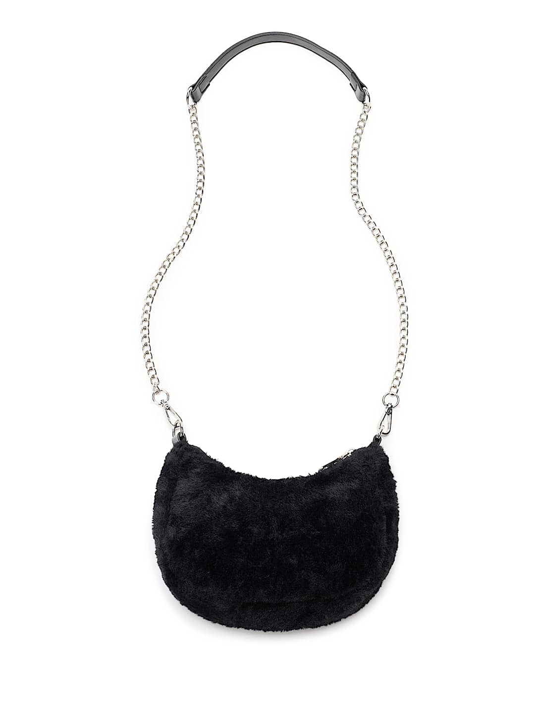 PLUSH HORSESHOE CHAIN HANDBAG