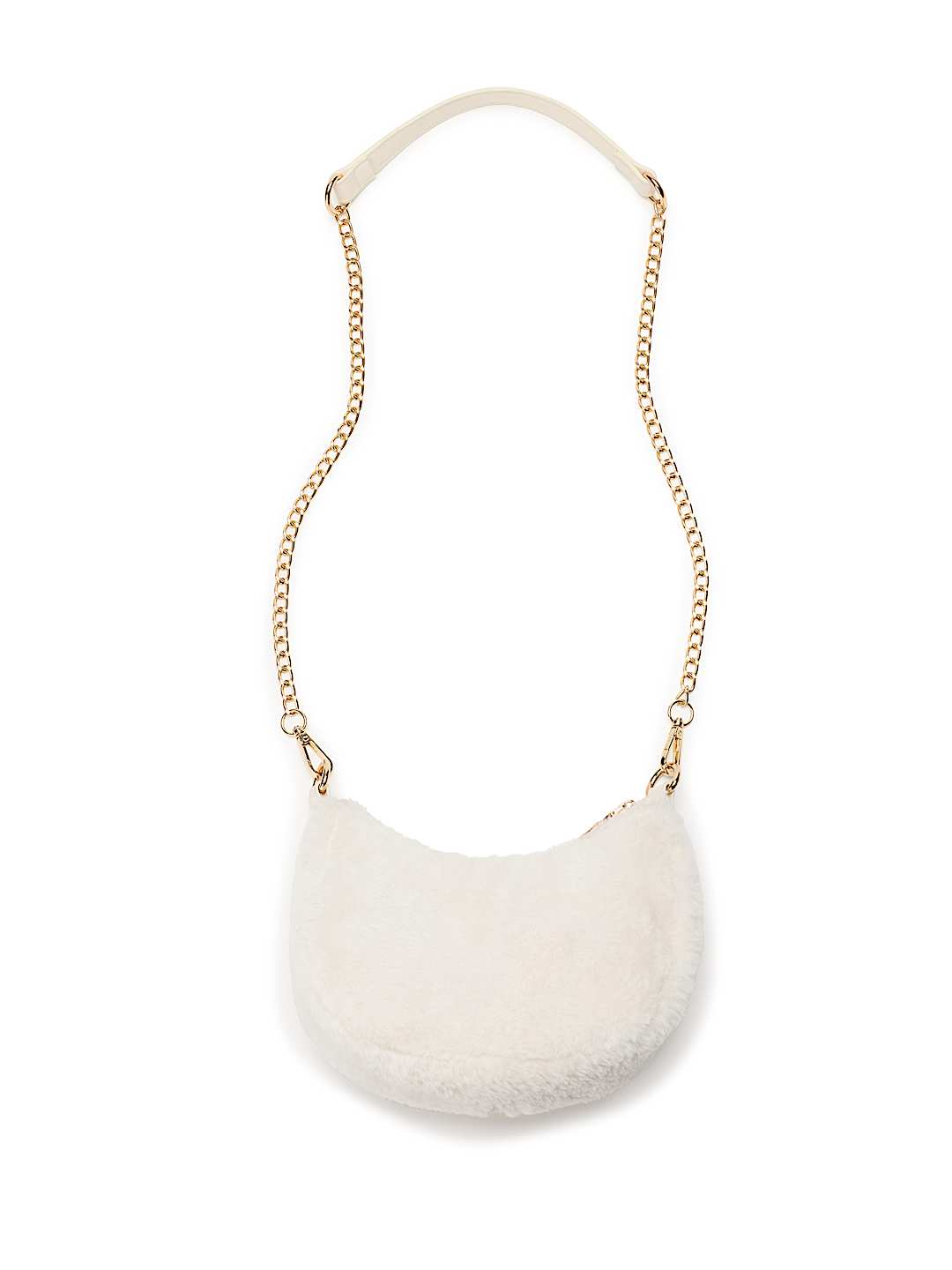 PLUSH HORSESHOE CHAIN HANDBAG
