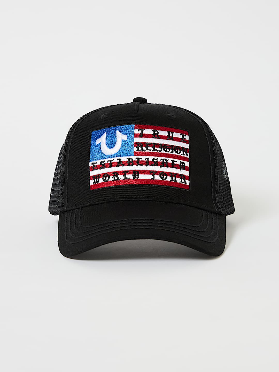 HORSESHOE FLAG TRUCKER HAT, image 6