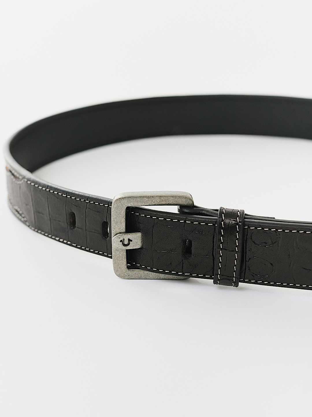 CROCODILE PRINT WESTERN BELT, image 3