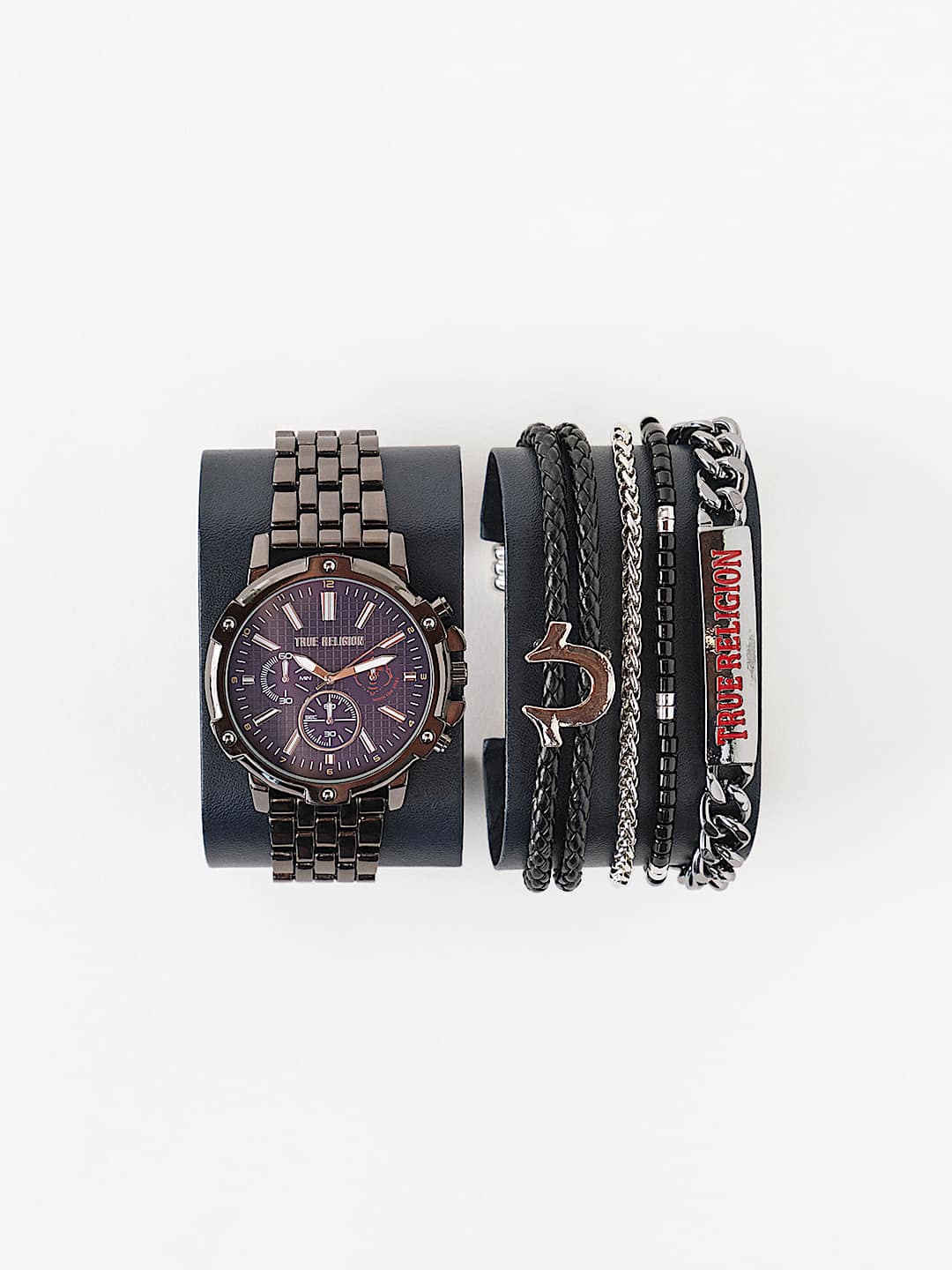 LOGO MULTI-CHAIN WATCH SET, image 1