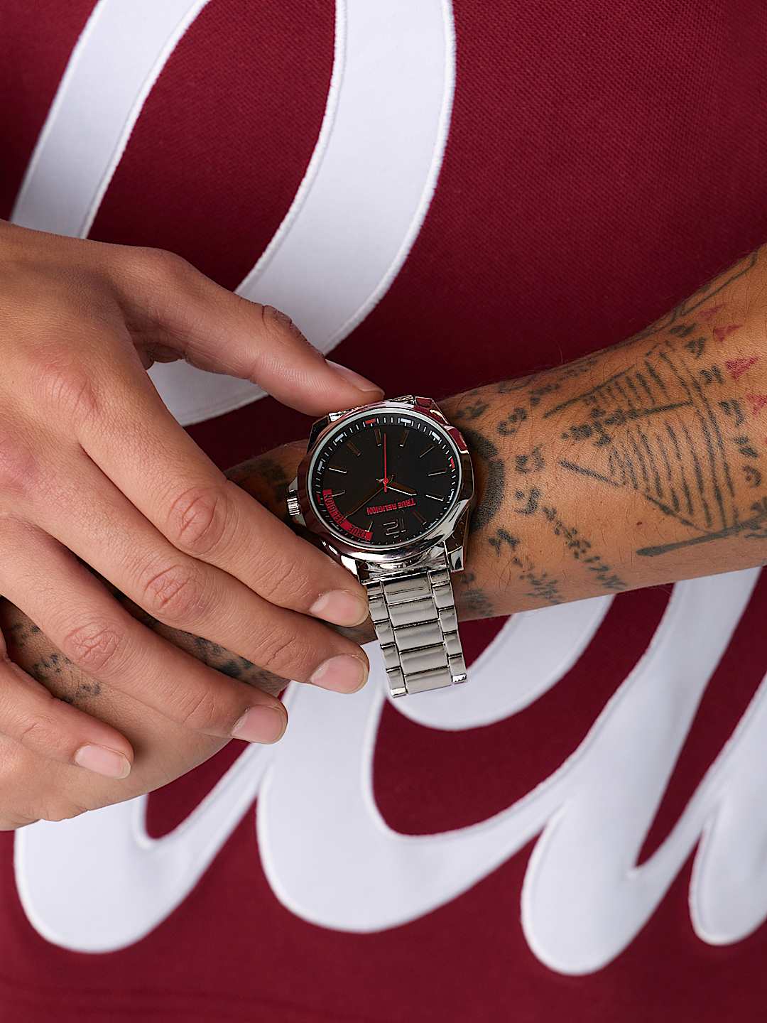RELOJ PLATEADO