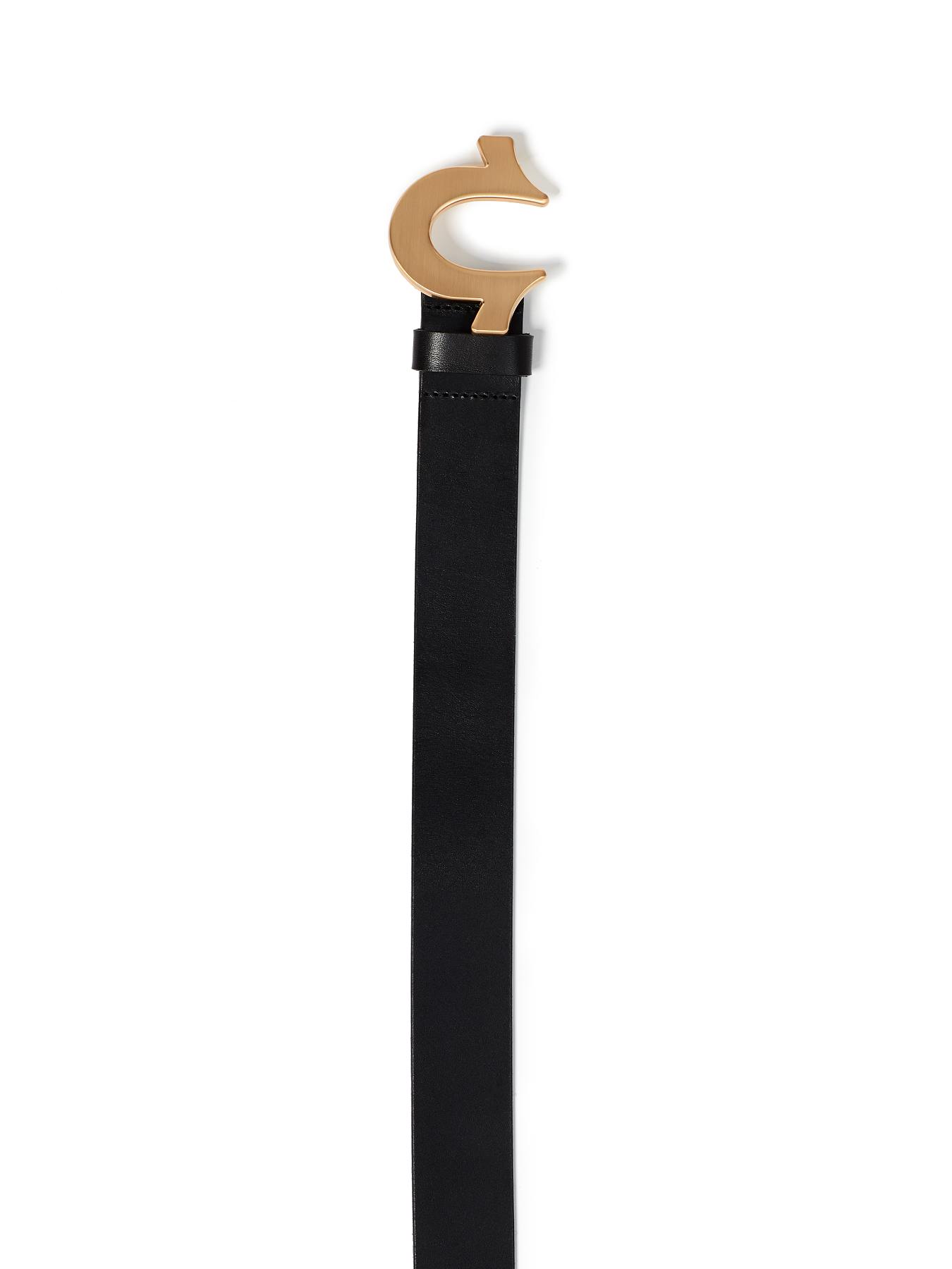 Montblanc Horseshoe Buckle Leather Belt - Macy's
