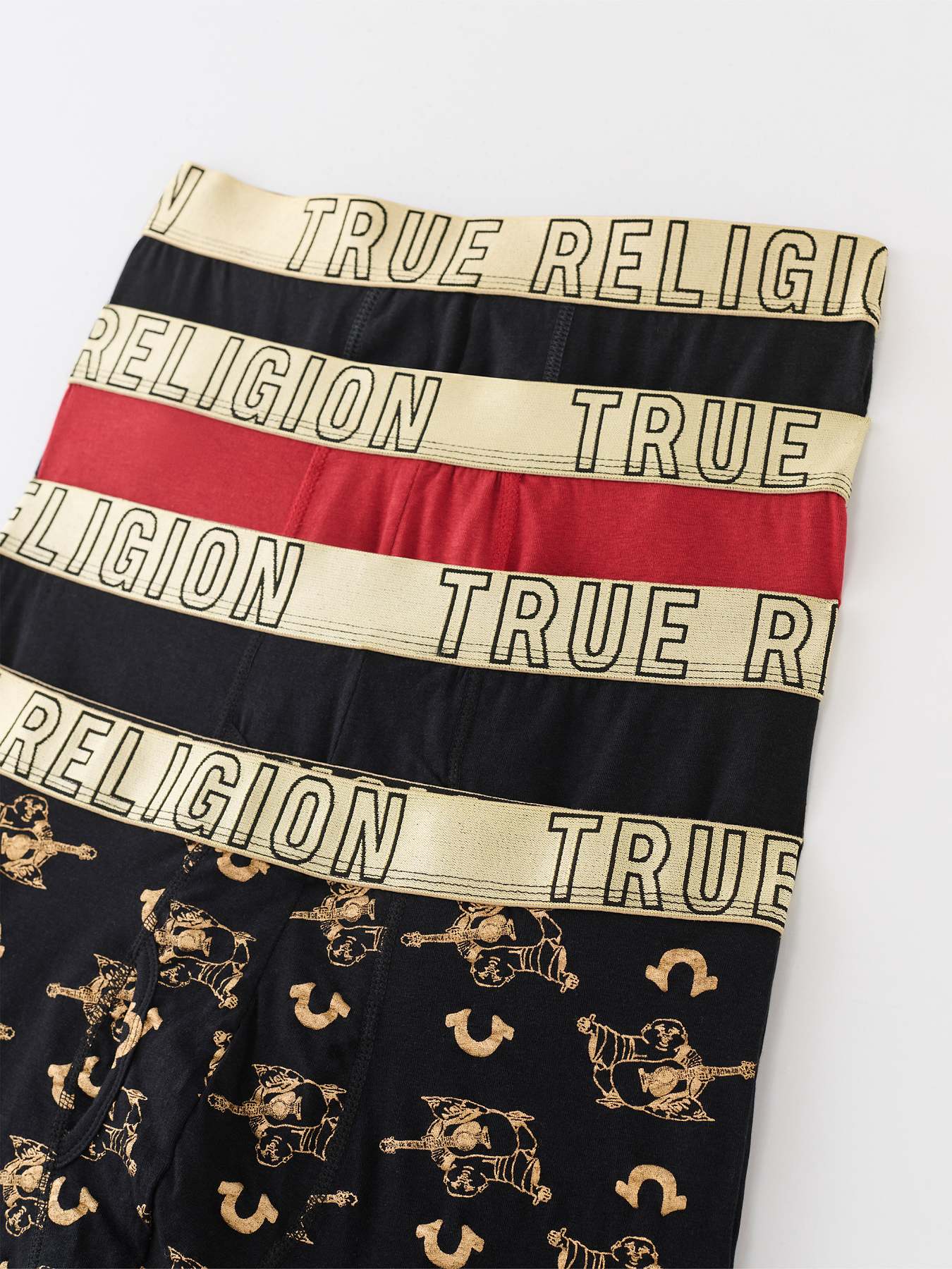 True Religion Gold Buddha Brief - 4 Pack