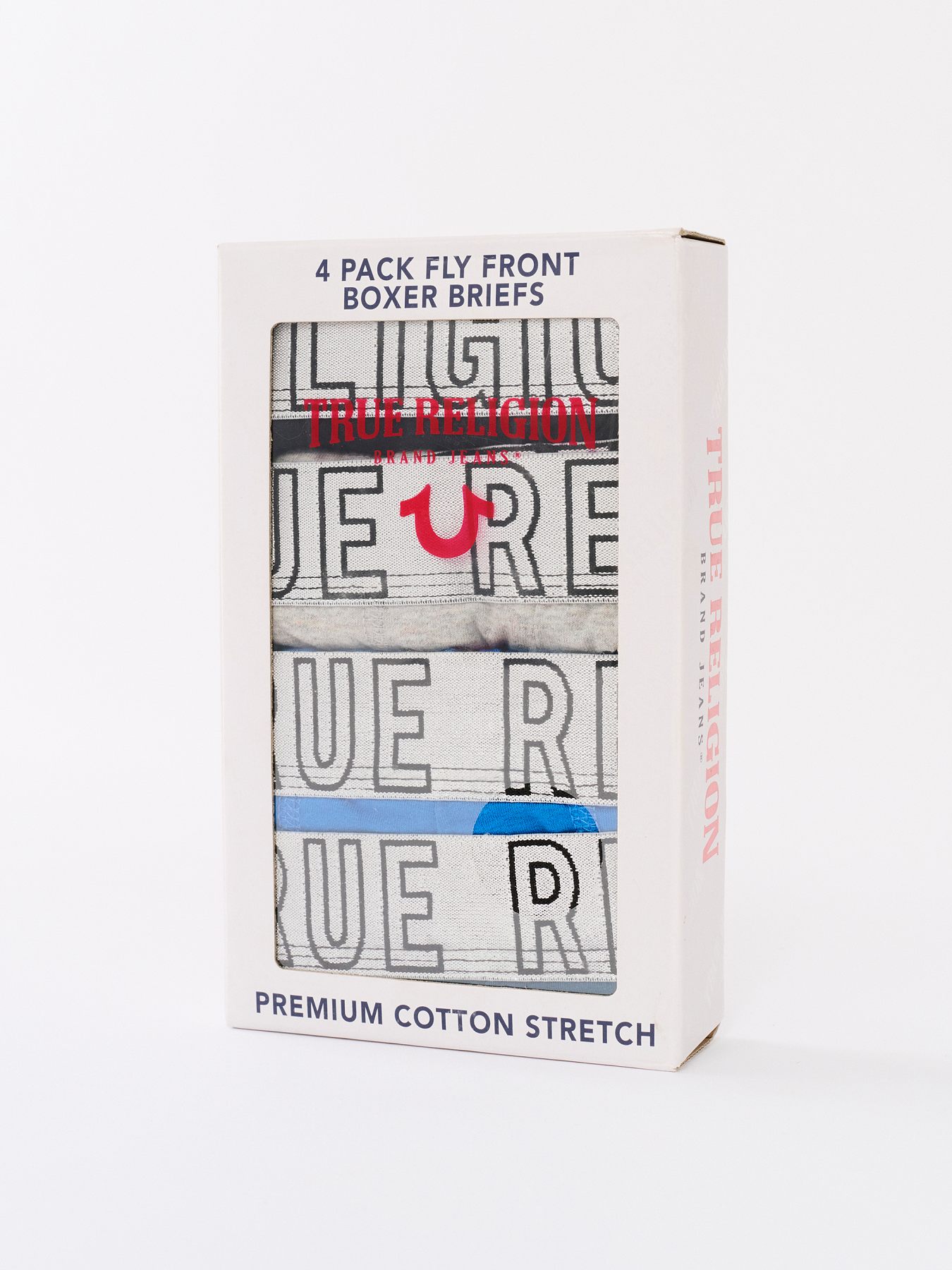True Religion XL Fly Front 100% Cotton Boxer Brief (1 Single Pair No Box)