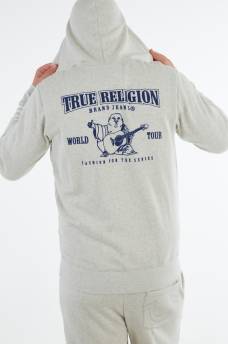 BUDDHA ZIP HOODIE, image 1